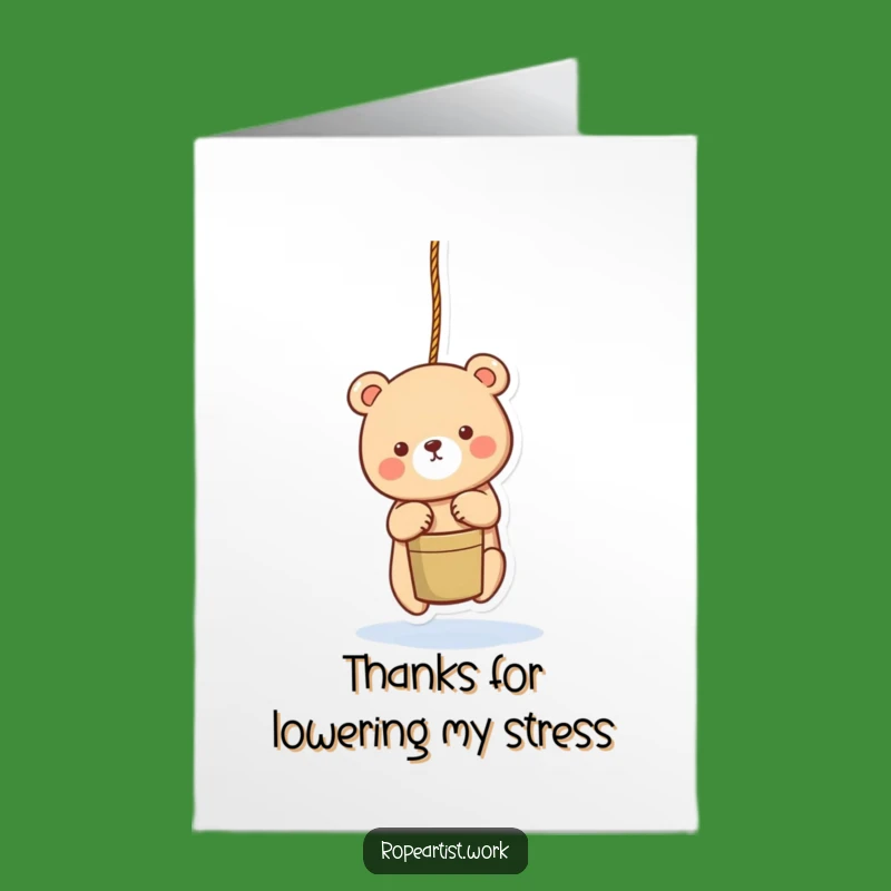 Free Printable Thank You Card: Bear Bucket Thanks, Downloadable & Heartfelt Gift